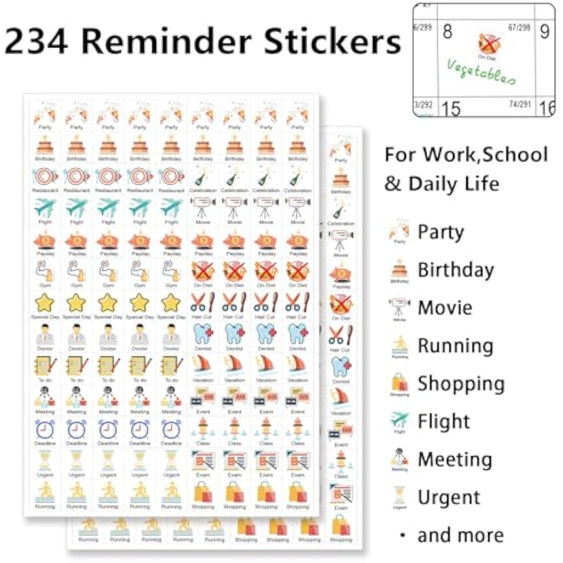 MOKANI 2025-2026 Desk Calendar | Small Academic Monthly Planner