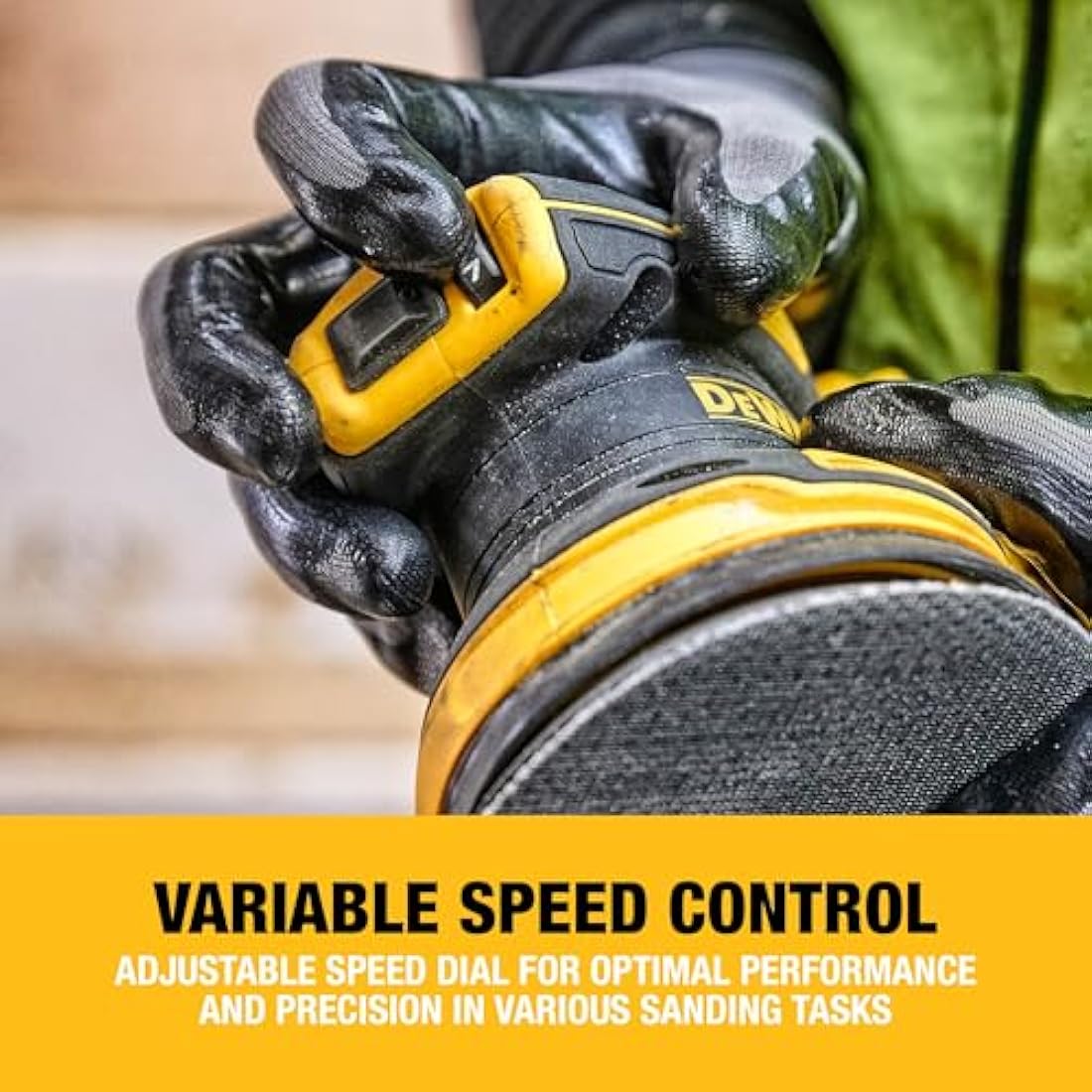 DEWALT 18V XR Brushless 125mm Random Orbital Sander – DCW210N-XJ