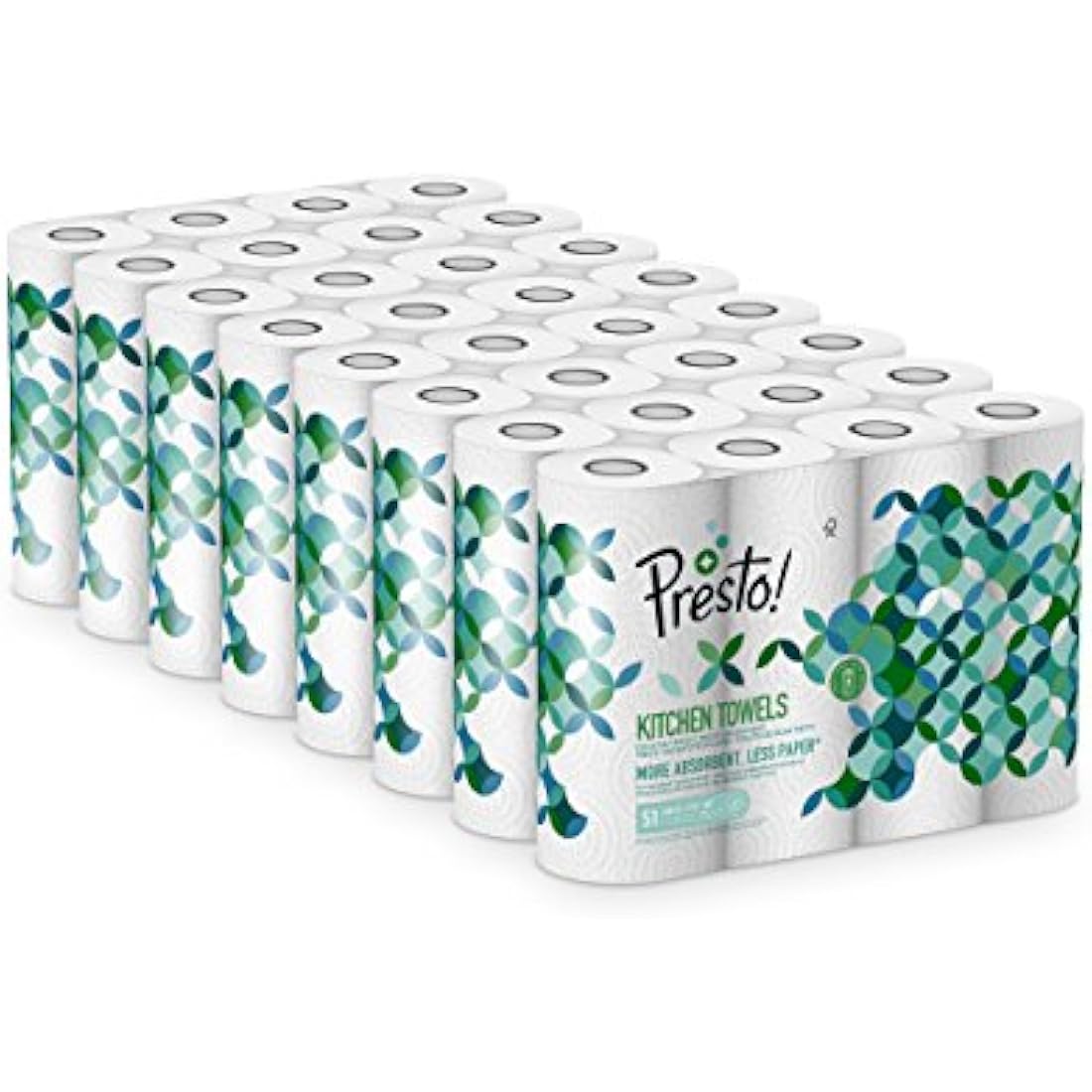 Presto! TAD Kitchen Roll – Extra Absorbent 2-Ply Paper, 32 Count