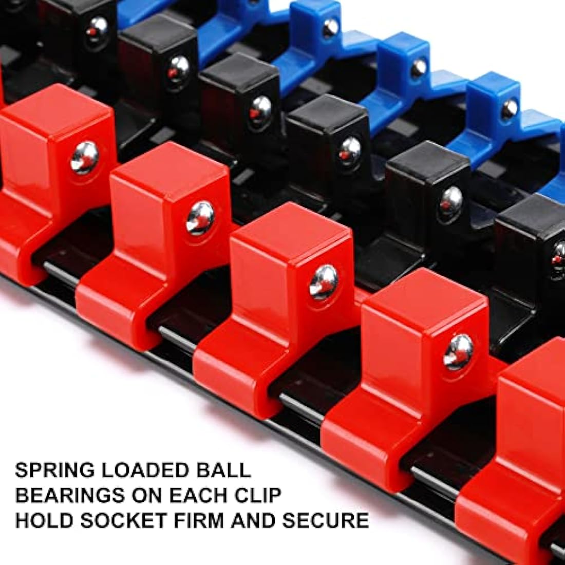 CASOMAN 9PC ABS Socket Organizer Set | 1/4, 3/8, 1/2-Inch Drive Holders
