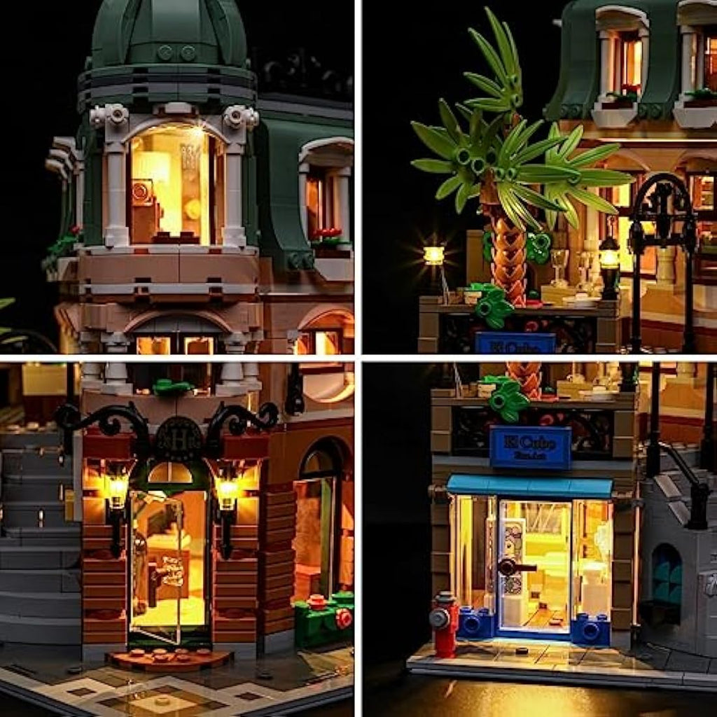 Lightailing LED Lighting Kit for 10297 Boutique Hotel Building Blocks
