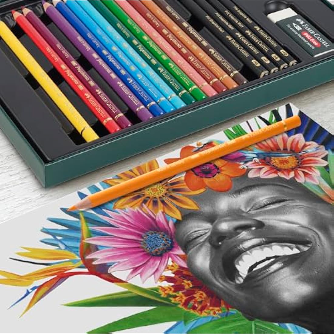 Faber-Castell Polychromos Colour Pencil Gift Set – Professional Art Set