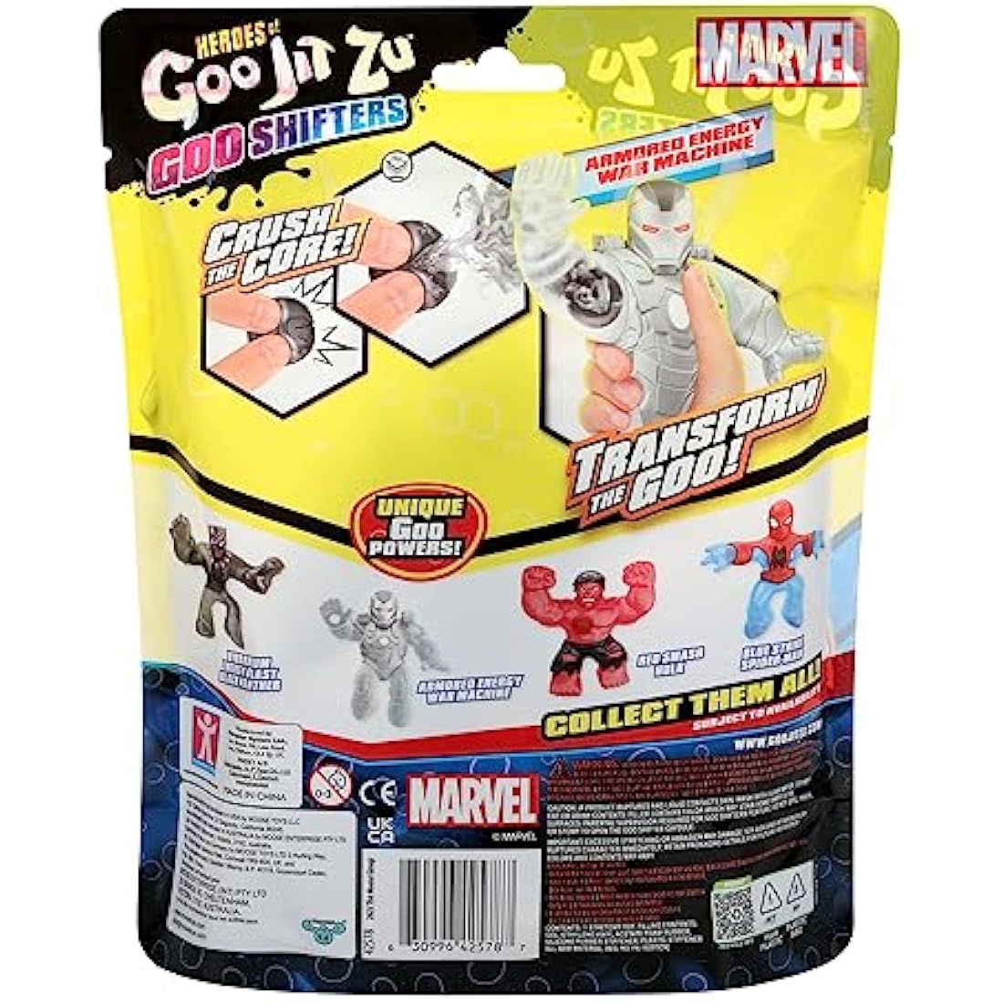 Goo Jit Zu Goo Shifters Marvel Armored Energy War Machine Figure