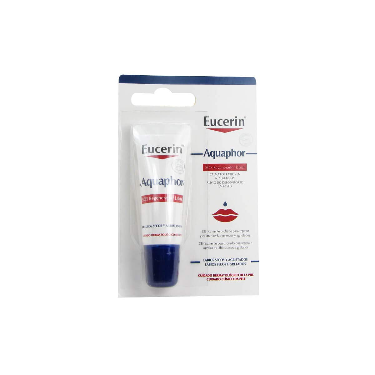 Eucerin Aquaphor SOS Lip Regenerator – Repairing Balm for Dry Lips 10ml
