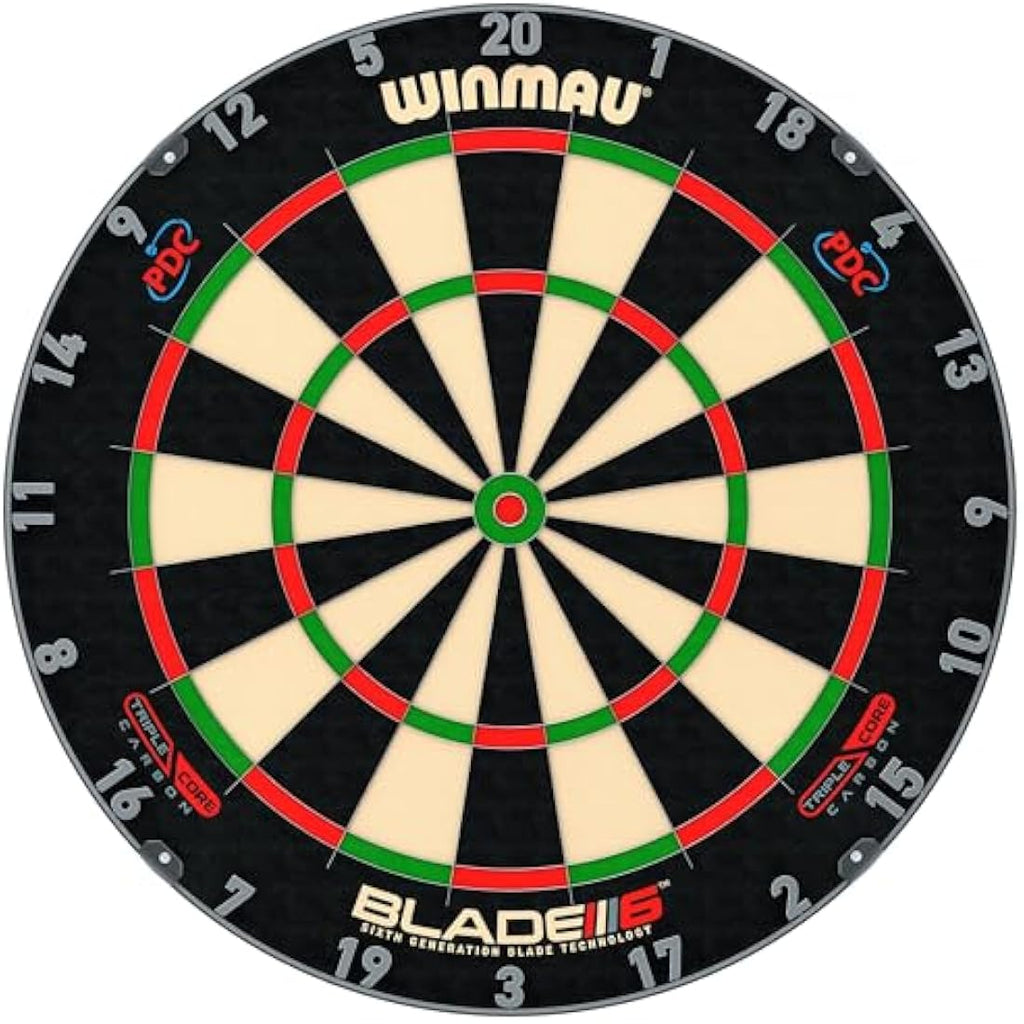 Winmau Blade 6 Triple Core Carbon Dartboard – Professional Sisal Board