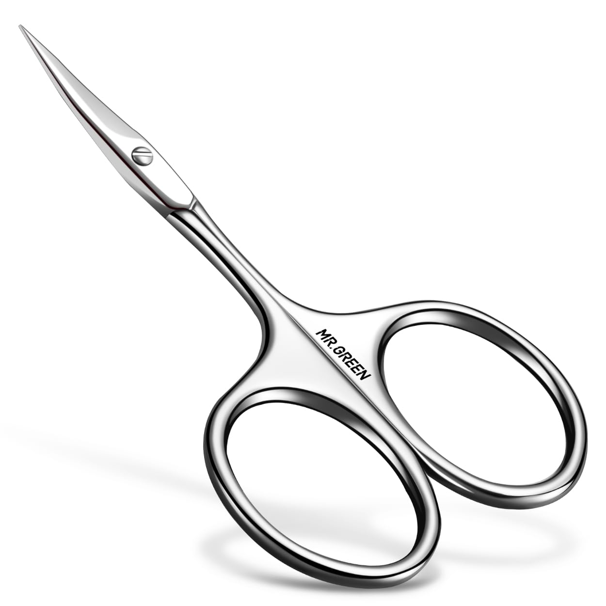 MR.GREEN Eyebrow Scissors – Curved Stainless Steel Facial Hair Trimmer