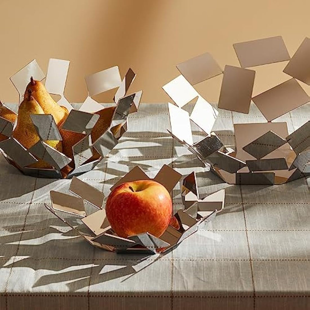 Alessi La Stanza Dello Scirocco Fruit Bowl | Mirror Polished Steel