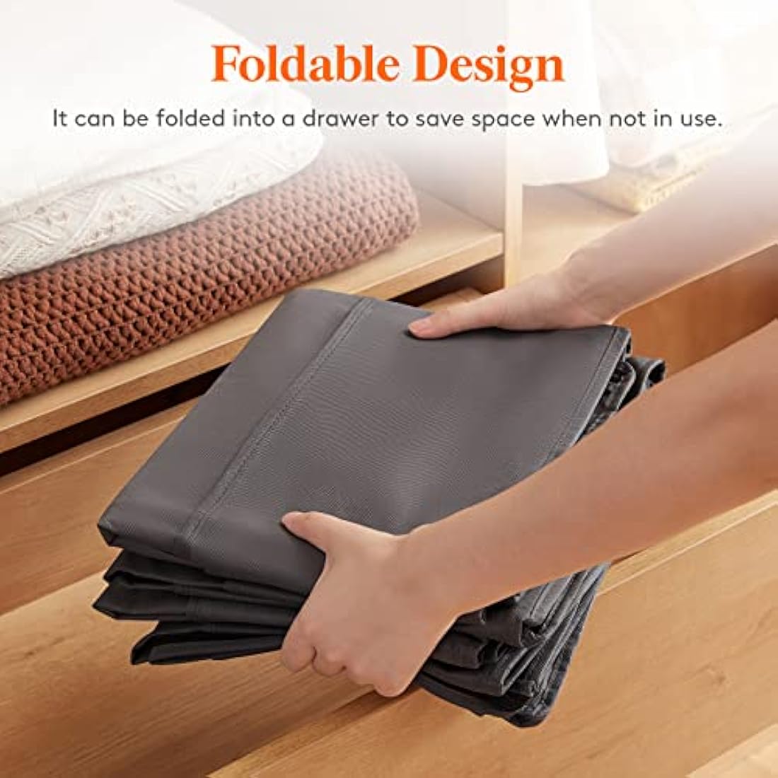 Lifewit 95L Under Bed Storage Boxes | 6 Pack Grey Fabric Organisers