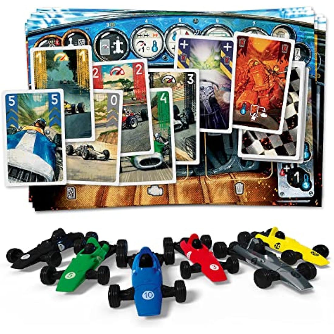 Days of Wonder Heat: Pedal to the Metal Racing Board Game - 1-6 Players
