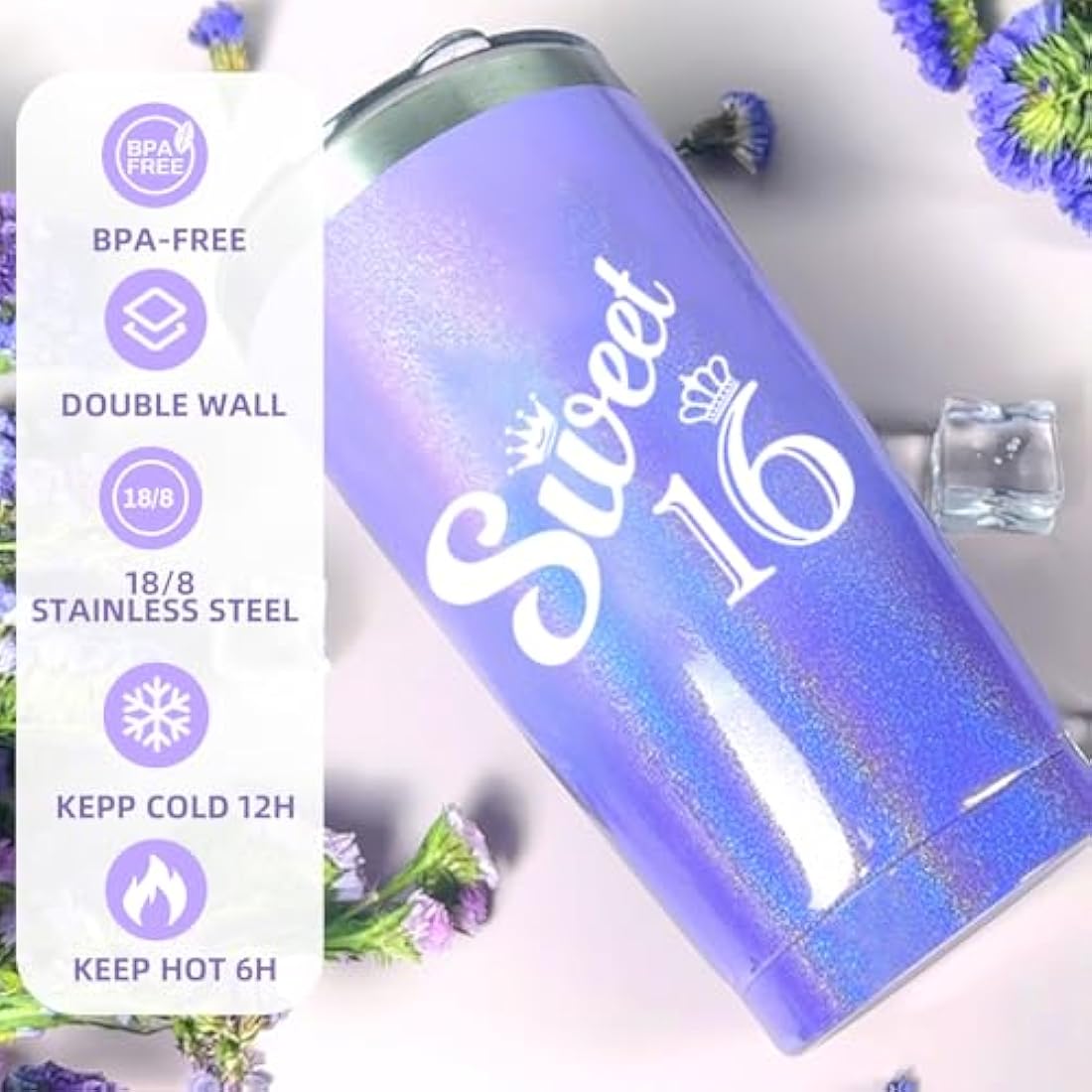 Jolof Store Sweet 16th Birthday Gift Set – 10pc Spa Hamper for Girls