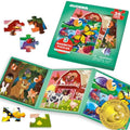 QUOKKA Magnetic Farm Animal Puzzles | 36pc Travel Toy for Kids Ages 3-5