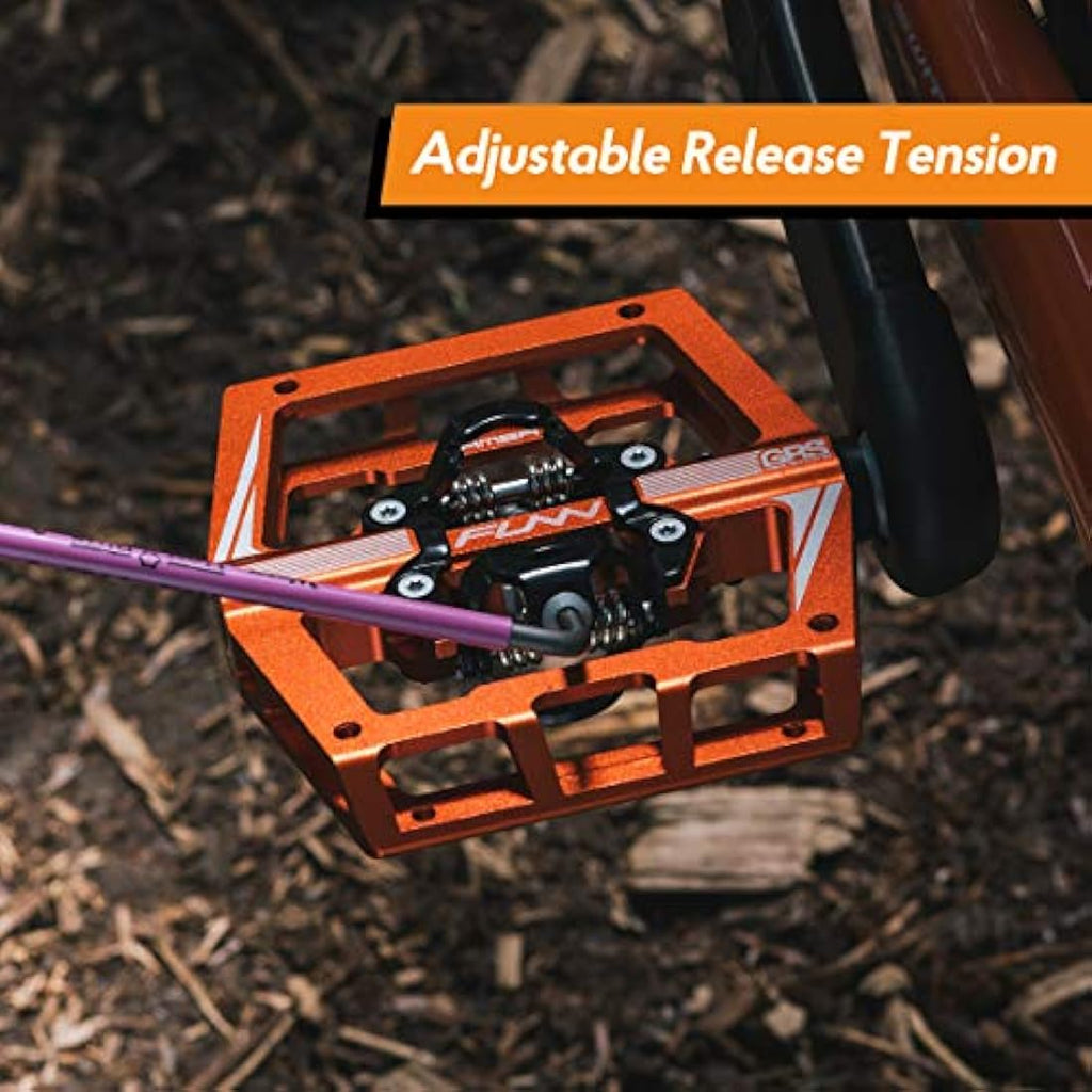 Funn Mamba MTB Clipless Pedals – Double Sided SPD Compatible Alloy Platform