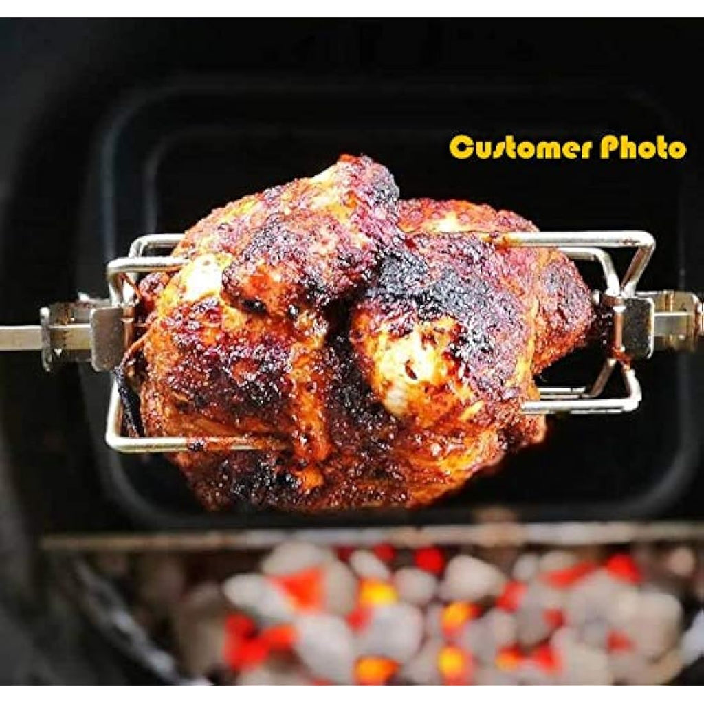 Onlyfire Enamelled Rotisserie Ring Kit for 57cm Kettle Grills | UK Motor