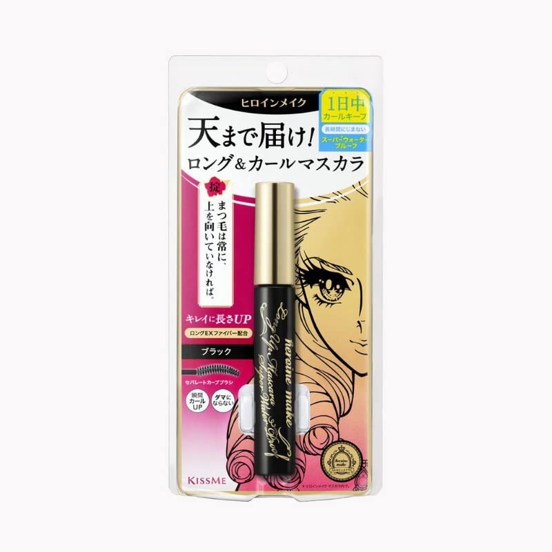 Isehan Heroine Make Long & Curl Mascara Super WP - 01 Black 6g