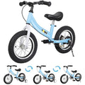 2-in-1 Kids Balance Bike with Pedals and Training Brake