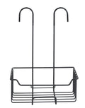 WENKO Milo Shower Caddy | Matte Black Stainless Steel Hanging Shelf