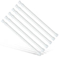 Goowin 6-Pack Tension Rods | 40-70cm Adjustable Rustproof White Rods