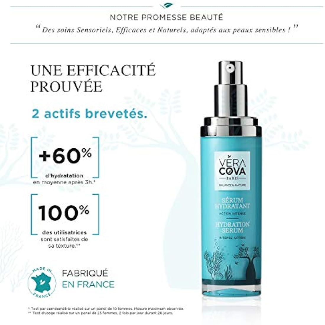 Veracova Sérum Hydratant Intense Action – Soin Visage Naturel 35ml