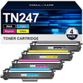 HALLOLUX TN-247 Compatible Toner Cartridge for Brother MFC-L3750CDW | 4-Pack