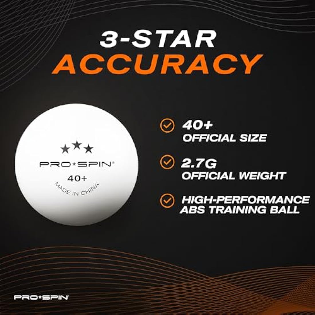 PRO SPIN Table Tennis Bat Set - 1.8mm Sponge Rackets with 3-Star Balls