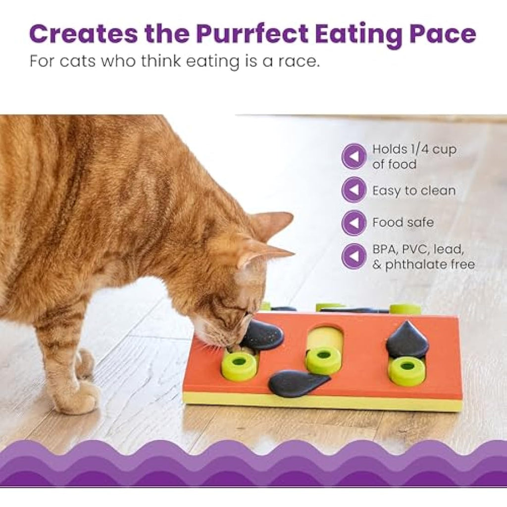 Nina Ottosson Melon Madness Interactive Cat Treat Puzzle & Slow Feeder