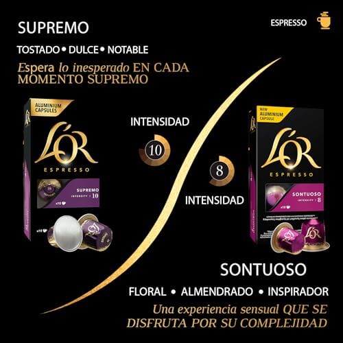L'OR Favourites Assortment Nespresso Compatible Coffee Pods - 80 Pack