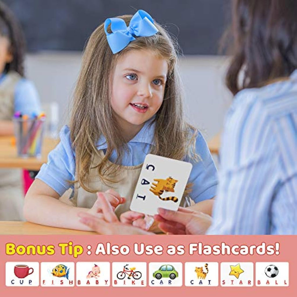 HahaGift Matching Letter Spelling Game - Montessori Educational Learning Toy