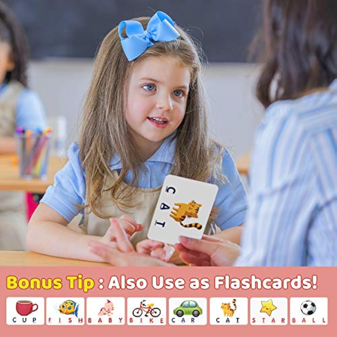 HahaGift Matching Letter Spelling Game - Montessori Educational Learning Toy