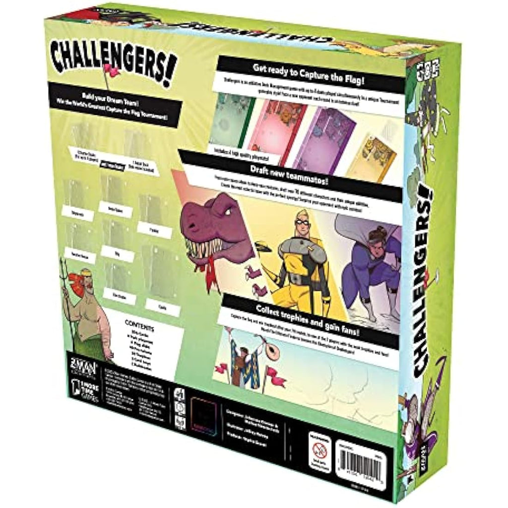 Challengers Board Game by Z-Man Games – Deck Building Strategy Game