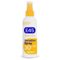 E45 Sunscreen Spray SPF 30 | Hydrating UVA/UVB for Sensitive Skin