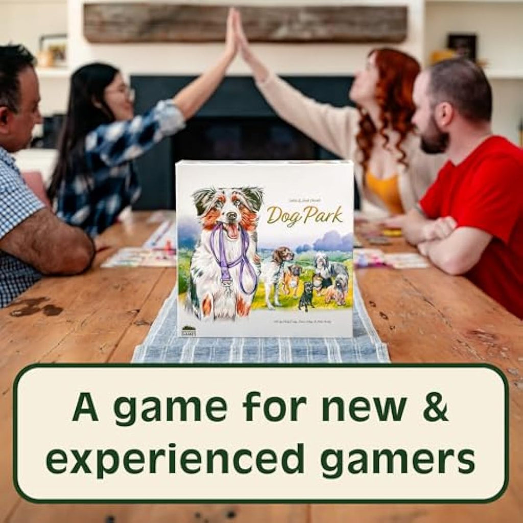 Dog Park Strategy Board Game by Birdwood Games | Family Dog Walking Game