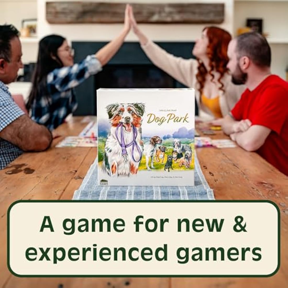 Dog Park Strategy Board Game by Birdwood Games | Family Dog Walking Game