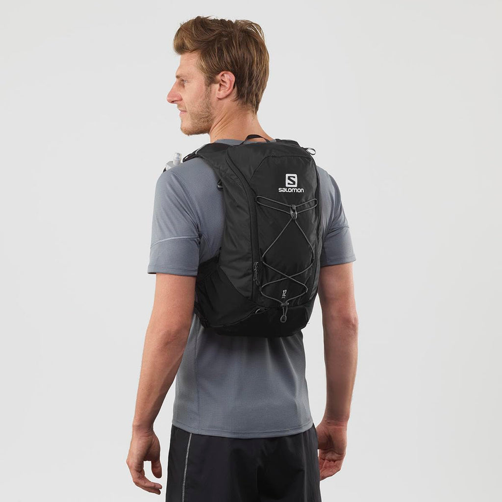Salomon Agile 12 Hydration Vest – Unisex Trail Running Pack, Black