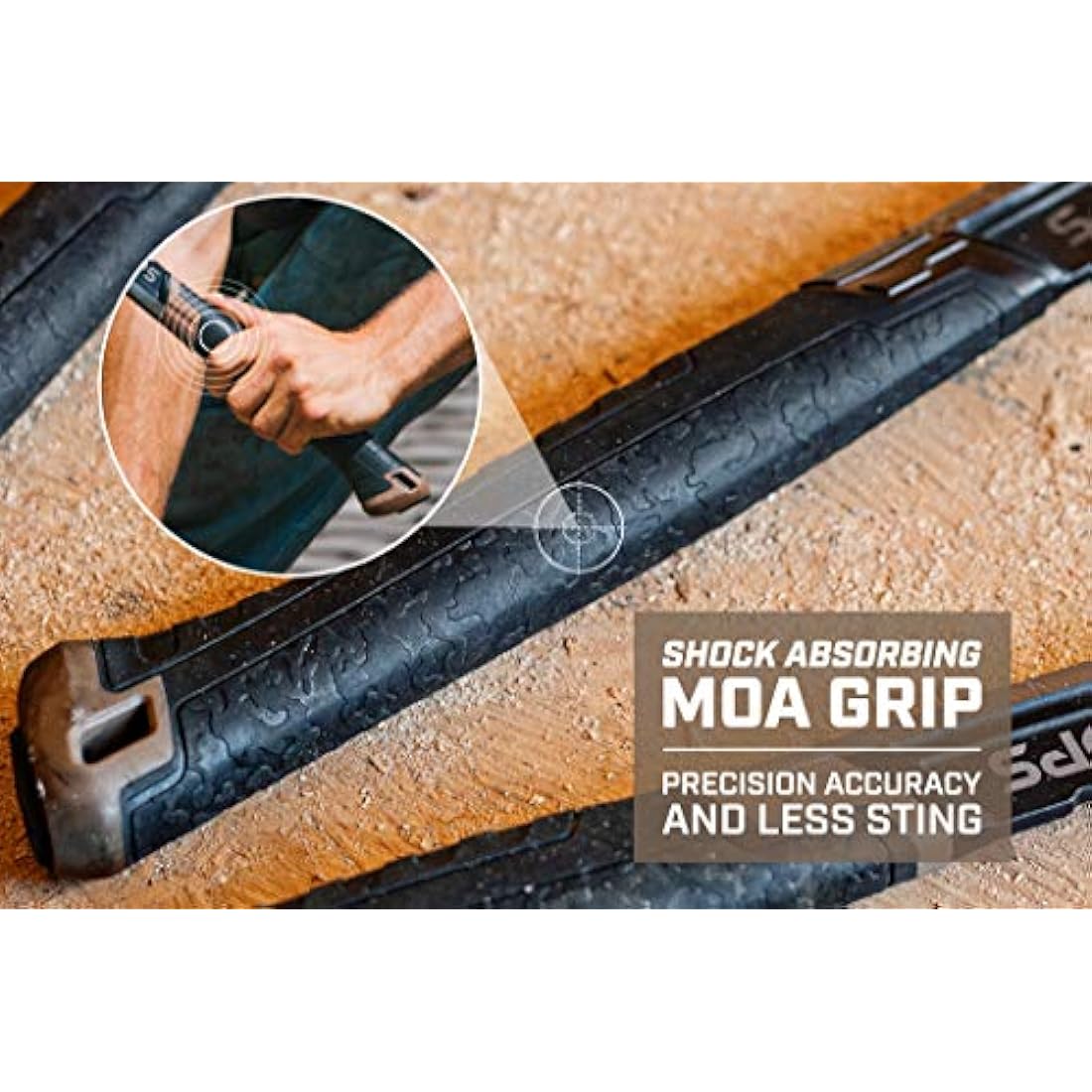 Spec Ops 20 oz Nailing Hammer – Smooth Face Rip Claw with Mallet Cap
