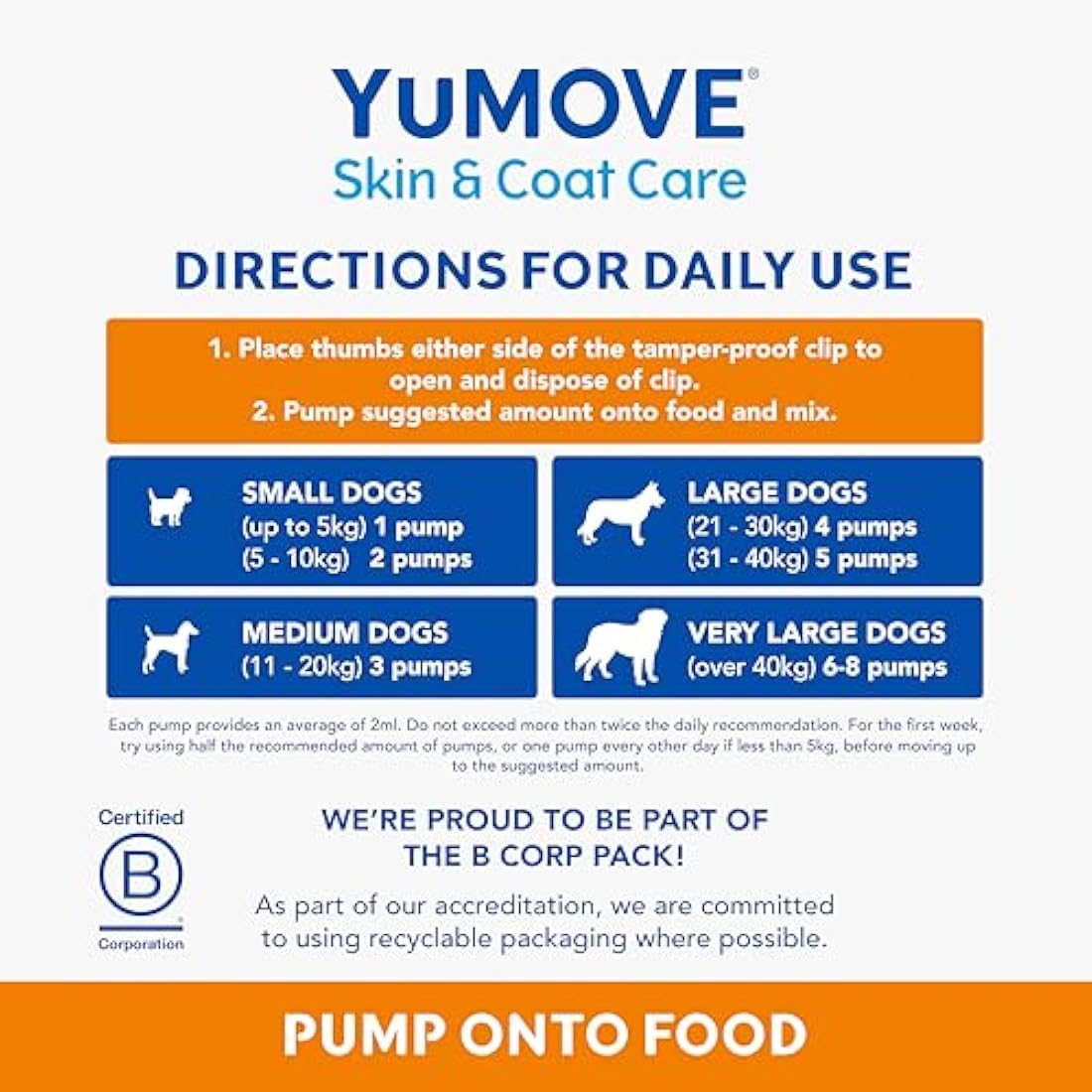 YuMOVE Skin & Coat Care Moulting Supplement for Dogs - 500ml Bottle