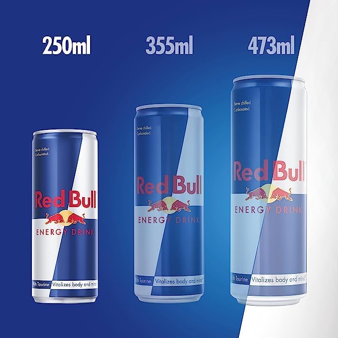Red Bull Energy Drink – 250ml Cans (Pack of 24) | Caffeine & Taurine