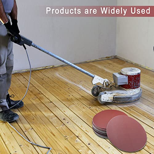 FEIHU 12 Inch Sanding Discs | 30 Pack Hook and Loop Grit Assortment