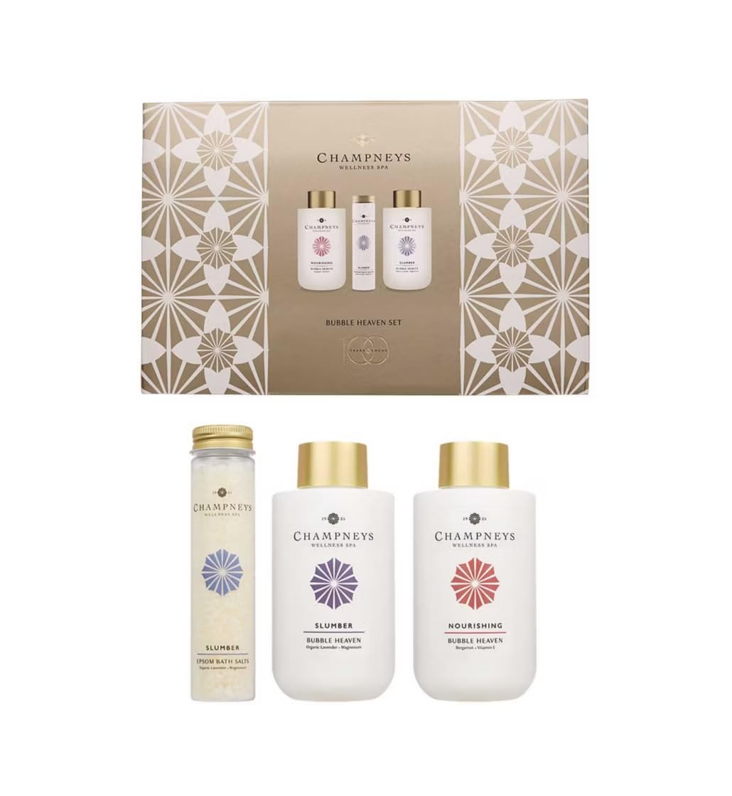 Champneys Calming Ritual Gift Set | 3-Piece Relaxing Spa Bath Trio
