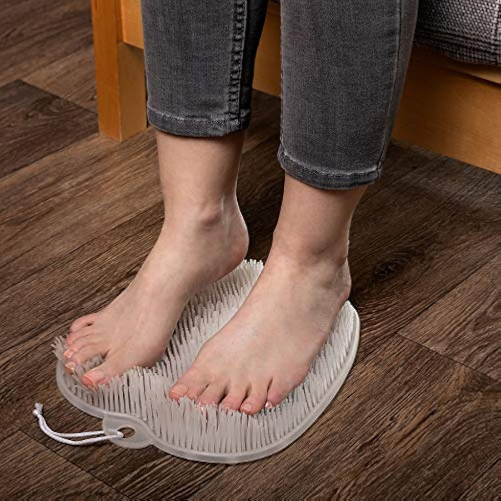 Skatco Foot Scrubber and Body Brush Set – Non-Slip Shower Mobility Aid
