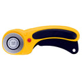 Olfa RTY-2DX Deluxe Rotary Cutter – 45mm Fabric & Quilting Tool, Yellow