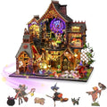 Mostop Magic Spirit DIY Miniature Dollhouse Kit - Wooden House with LED