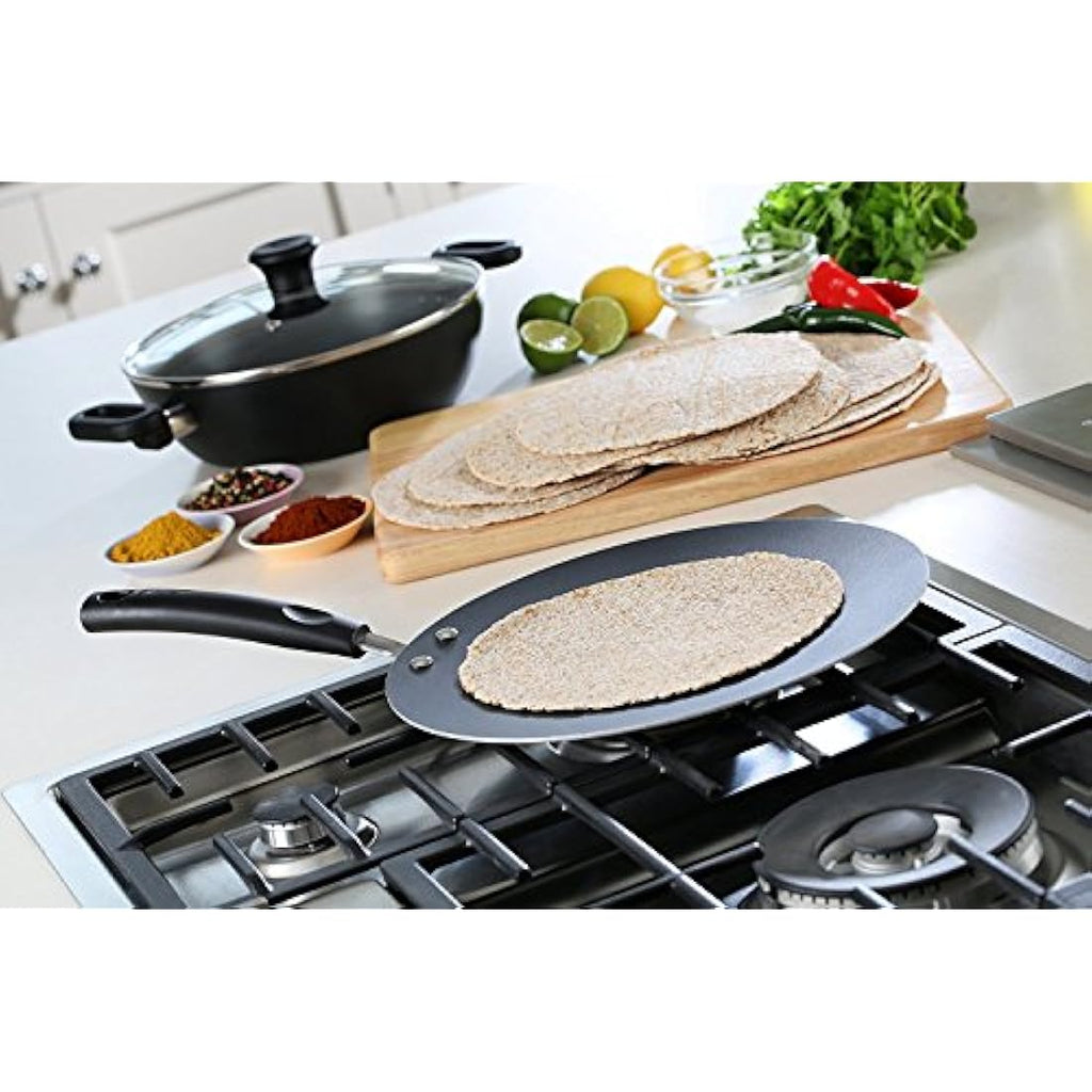 Tefal Madras Collection Non-Stick Chapatti Pan Tawa - 30cm Black