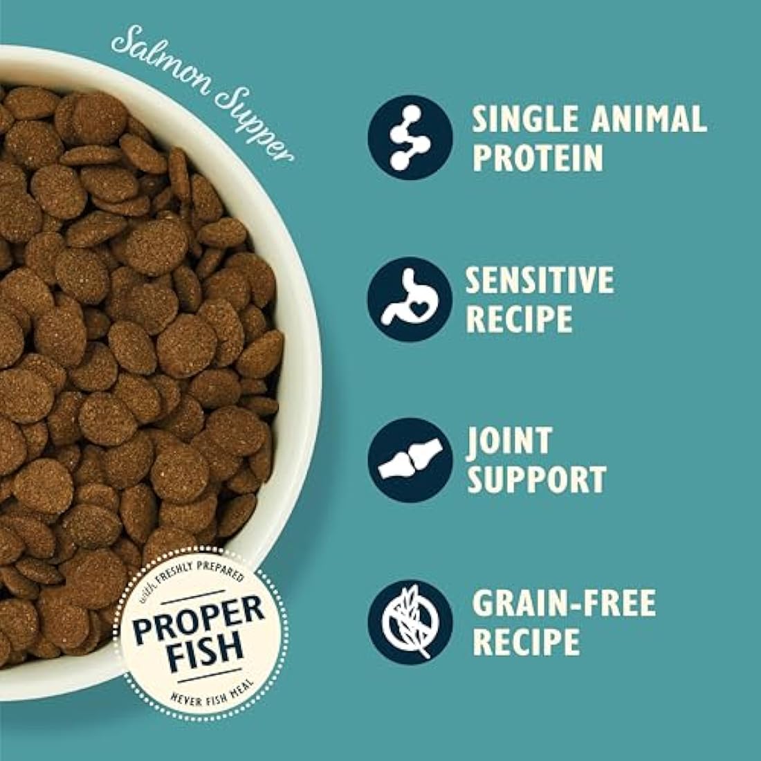 Lily’s Kitchen Salmon Supper Grain-Free Adult Dry Dog Food - 7kg