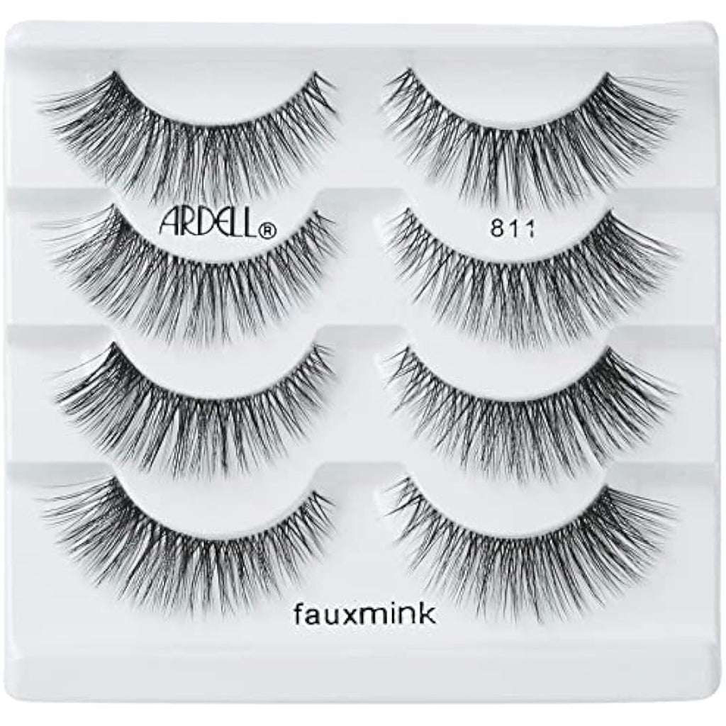 Ardell Faux Mink 811 False Lashes – Invisiband Volume Pack of 4