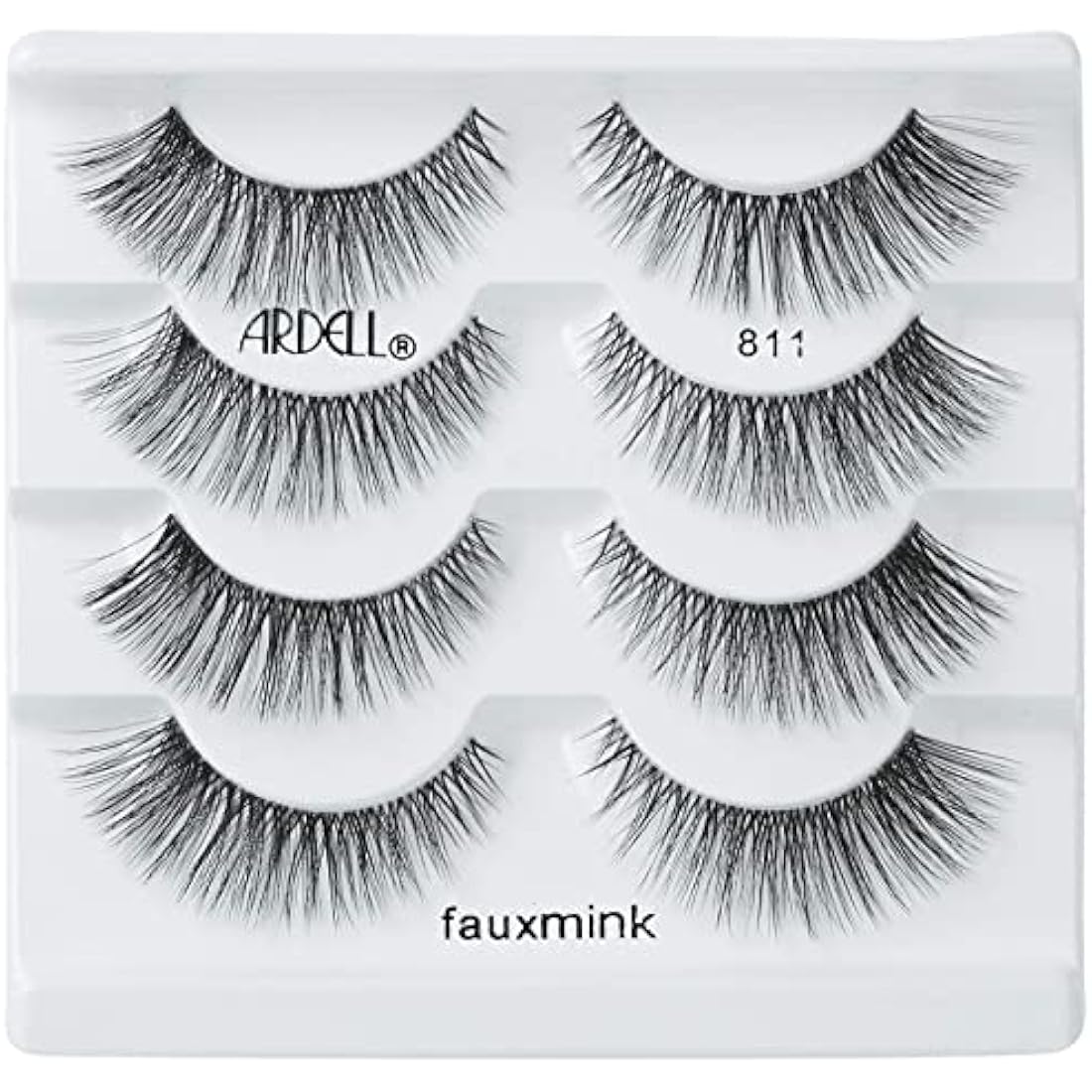 Ardell Faux Mink 811 False Lashes – Invisiband Volume Pack of 4