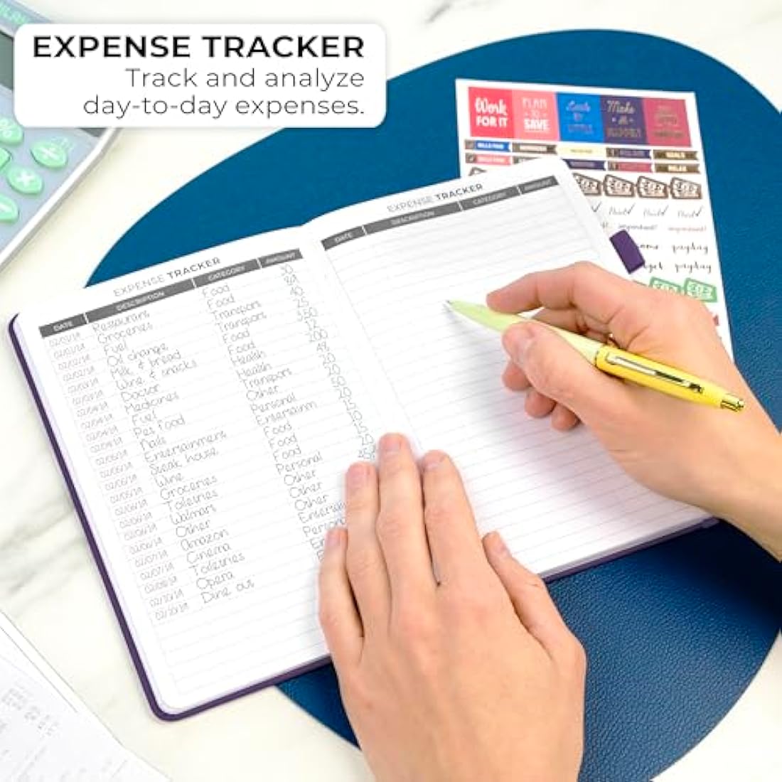Clever Fox Budget Book - Vegan Leather Financial Planner & Expense Tracker