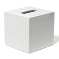 Jonathan Adler White Lacquer Tissue Box Cover – Luxury Bathroom Decor