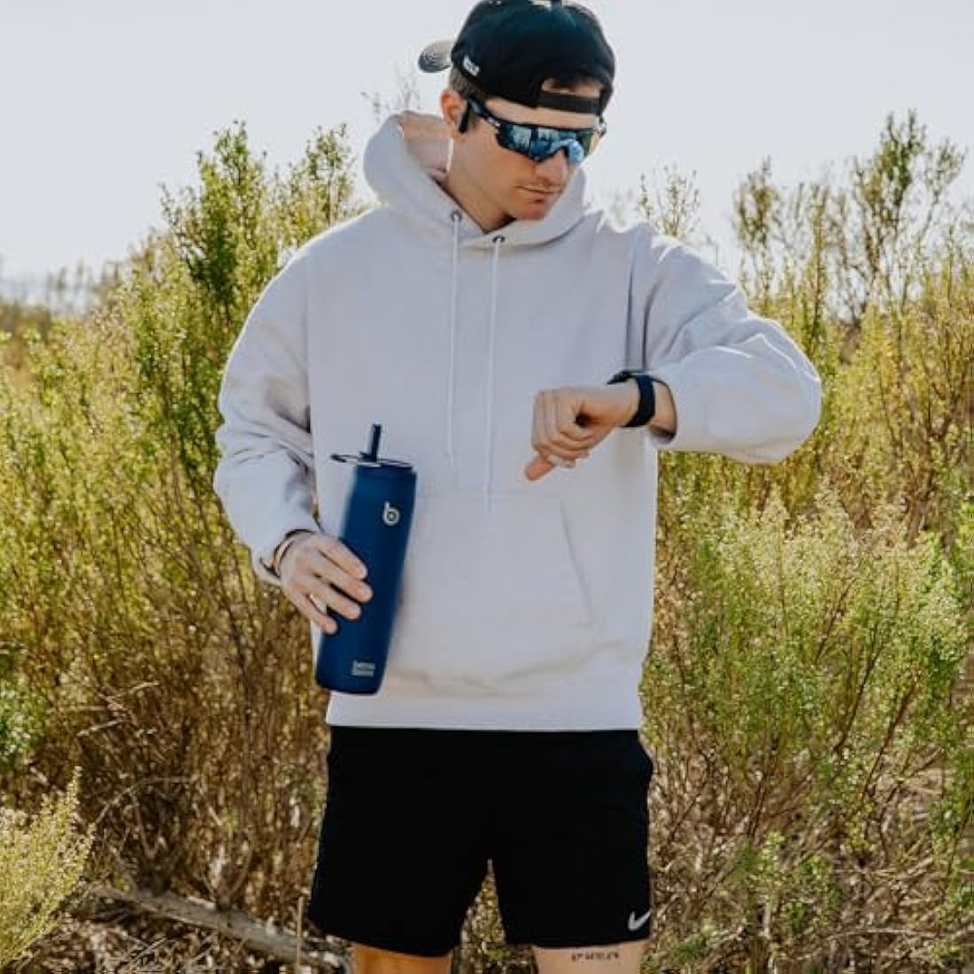 Insulated Water Bottle - 32oz Stainless Steel Flask