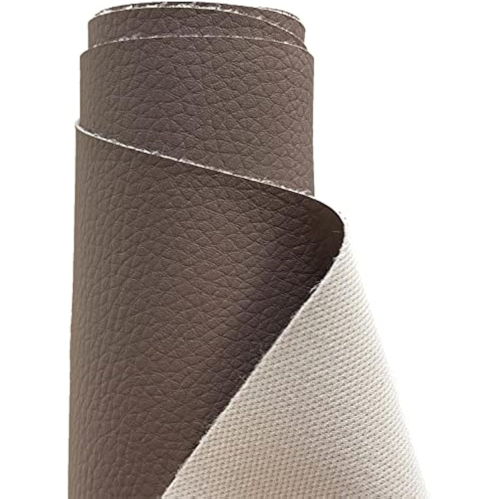 A-Express Grained Faux Leather Fabric | Heavy Duty Upholstery - Cedar