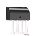 Stainless Steel Toothbrush Holder – 4 Slot Wall Mount Rack